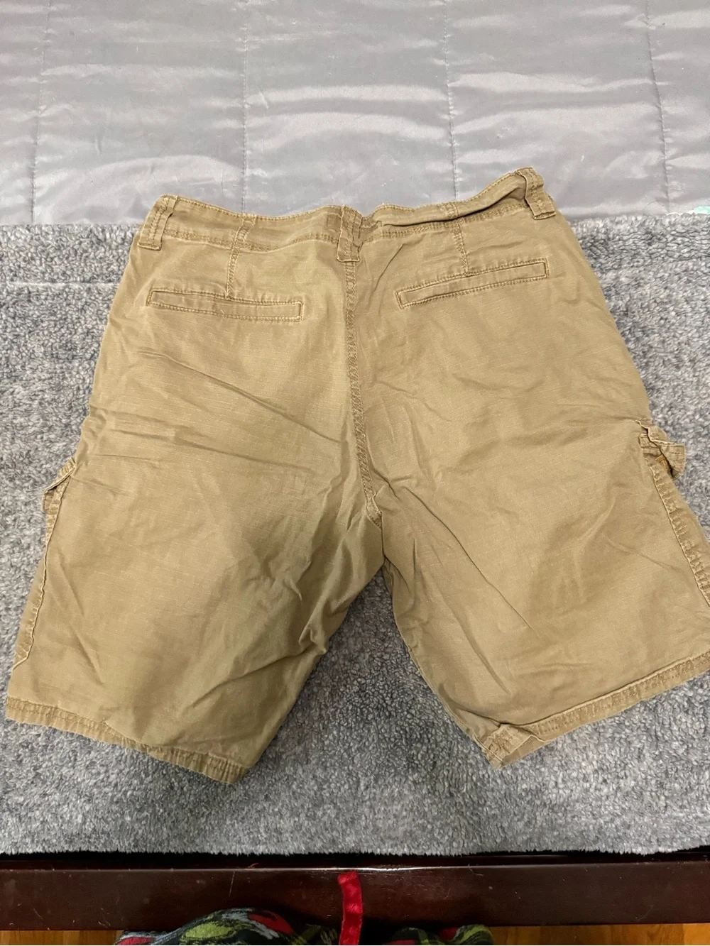 Wrangler Tan Cargo Shorts with Utility Pockets